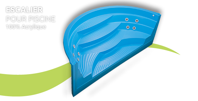 Escalier piscine